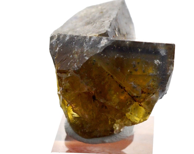 Fluorite 20 grams - Valzergues, Villefranche-de-Rouergue, Aveyron, Occitanie, France