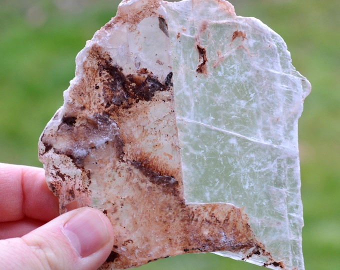 Gypsum 107 grams - Kettara mine, Bour Cercle, Marrakech Prefecture, Marrakesh-Safi Region, Morocco