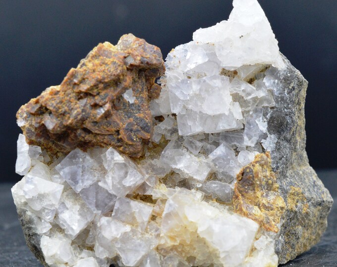 Fluorite & sphalerite - 107 grams - Durfort, Gard, France - Year 1990-92
