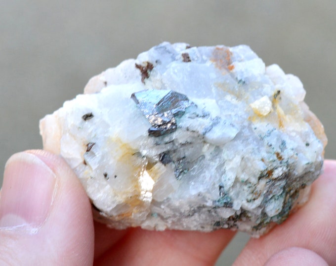 Carrollite calcite - 57 grams - Kamoto, Kolwezi mining district, Lualaba, DR Congo