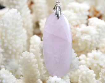 Kunzite 55 carats - natural stone cabochon pendant - Pakistan / FL42