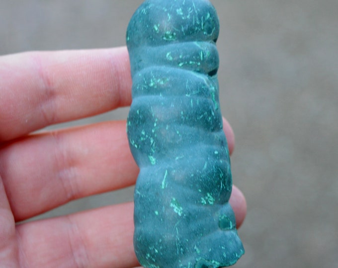 Malachite 192 grams - Mashamba West Mine, Kolwezi mining district, Lualaba, DR Congo