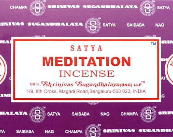 Incense - Satya - Meditation Perfume - One box