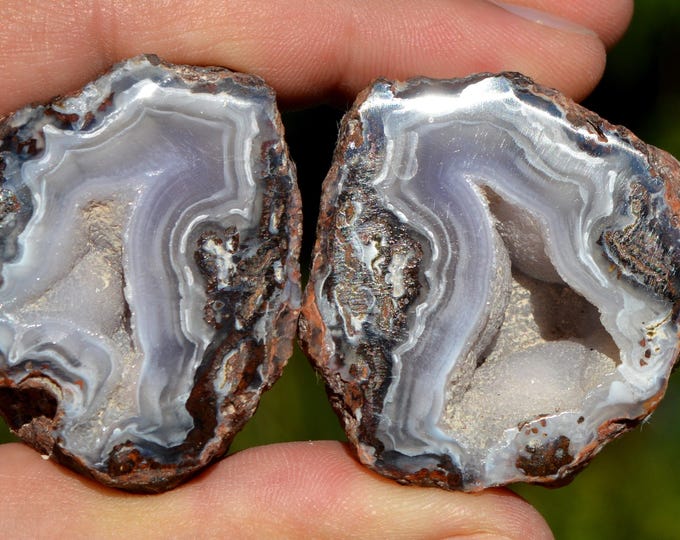Nodule sawn Agate Picacho 132 grams - Estacion Ojo Laguna, Ahumada Municipality, Chihuahua, Mexico