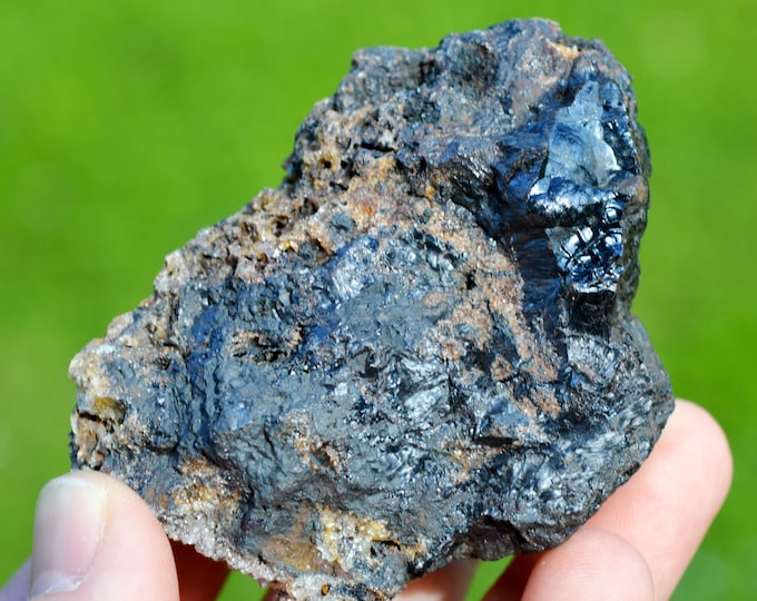 Goethite & Quartz 260 grams - Steingraben Mine, Urbès, Thann-Guebwiller, Haut-Rhin, Grand Est, France