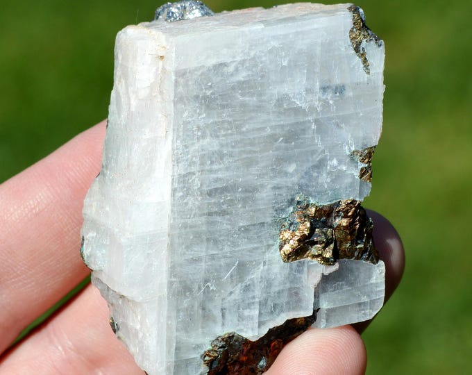 Carrollite & Calcite Chalcopyrite 113 grams - Kamoya South II Mine, Kamoya, Kambove, Kambove Territory, Haut-Katanga, DR Congo