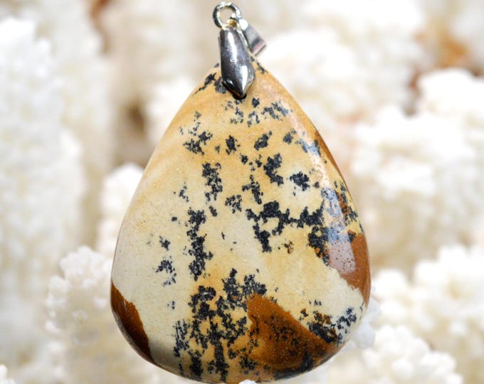 Landscape Jasper 70 carats - natural stone cabochon pendant - Namibia / GC78