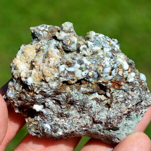 Chalcedony & Amethyst 105 grams - Capurru Quarry, Osilo, Sassari Province, Sardinia, Italy