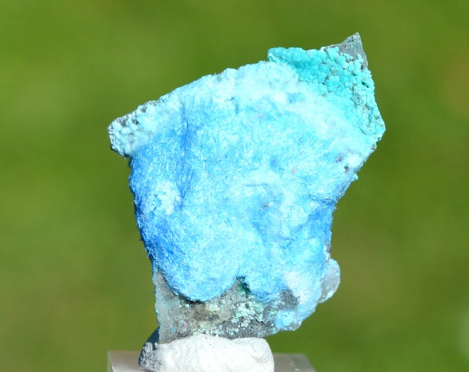 Cyanotrichite - 6 grams - Qinglong Mine, Dachang Sb ore field, Qinglong County, Qianxinan, Guizhou, China