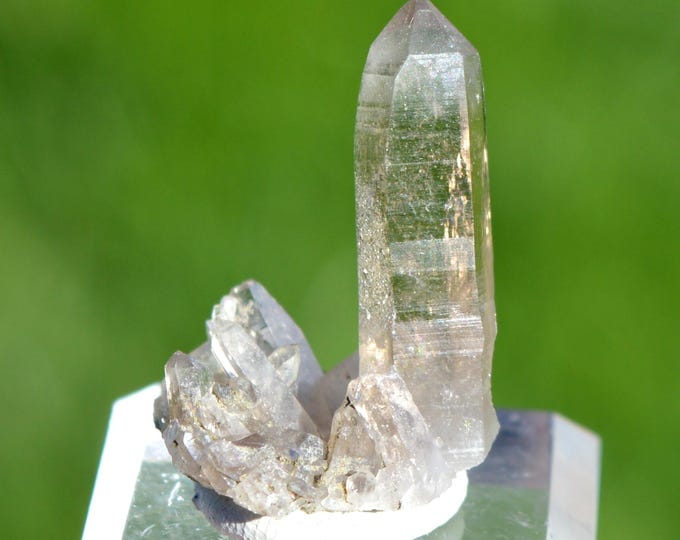Smoky quartz 4.2 grams - Minstigertal (Münstigertal), Münster, Goms, Valais, Switzerland