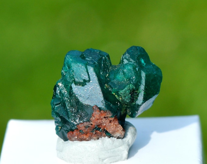 Dioptase 2.2 grams - Tantara Mine, Shinkolobwe, Kambove Territory, Haut-Katanga, DR Congo