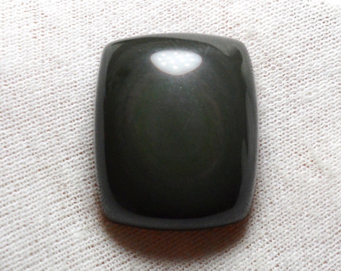 Obsidian 63 carats - natural stone cabochon - Mexico / FC35