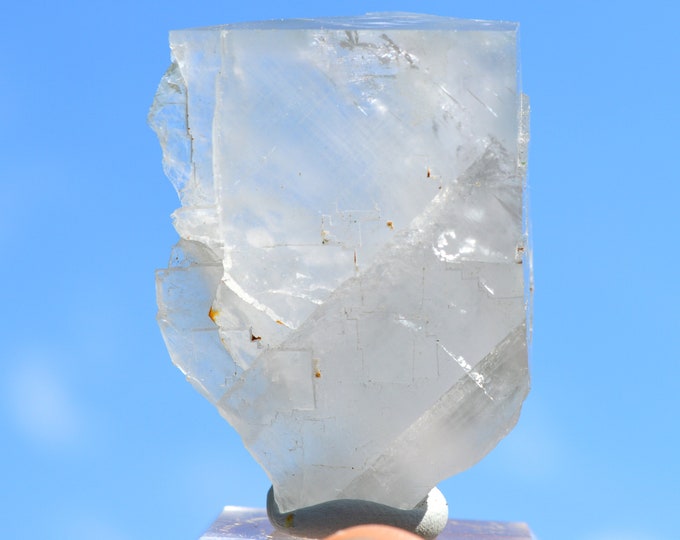Fluorite 80 grams - Le Burg Mine (Le Burc Mine), Paulinet, Albi, Tarn, Occitanie, France
