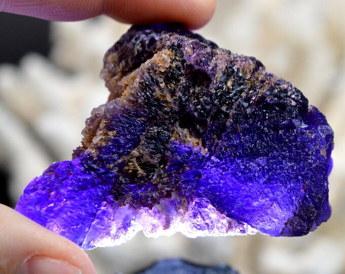 Fluorite 131 grams - Seilles, Andenne, Namur, Wallonia, Belgium