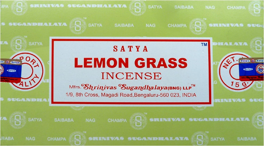 Encens - Satya Parfum Lemon Grass Une Boîte