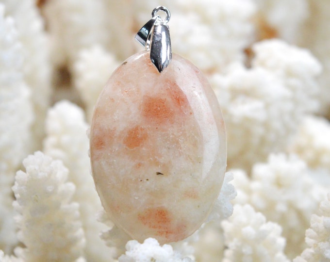 Pierre de soleil 42 carats - pendentif cabochon pierre naturelle - Inde / FN77