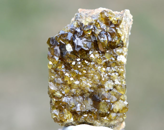 Andradite-Grossular Garnet var. Grandite 40 grams - Diakon, Arrondissement of Diakon, Bafoulabé Cercle, Kayes Region, Mali