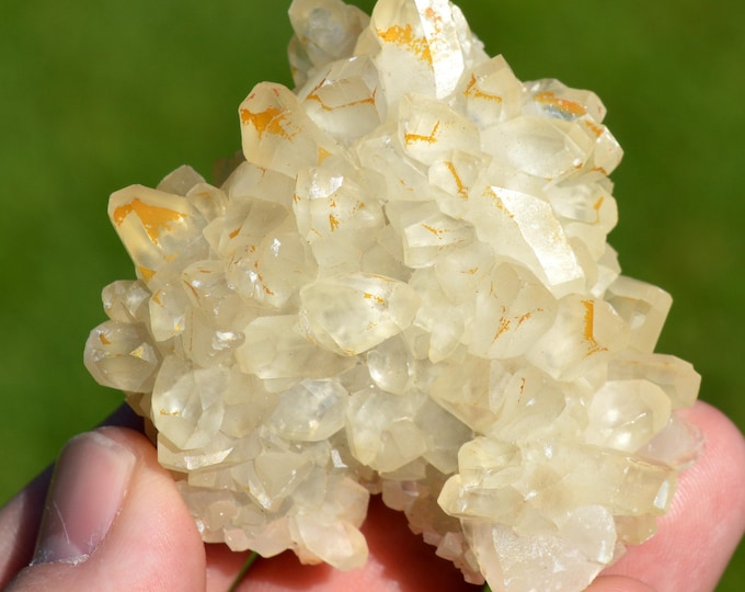 Calcite 84 grams - Limestone quarry, Limont-Fontaine, Maubeuge, Avesnes-sur-Helpe, Nord, Hauts-de-France, France