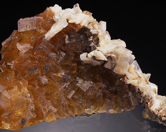FLUORITE 76 grams - FLUORITE, BARYTE- aesthetic cluster - Spain