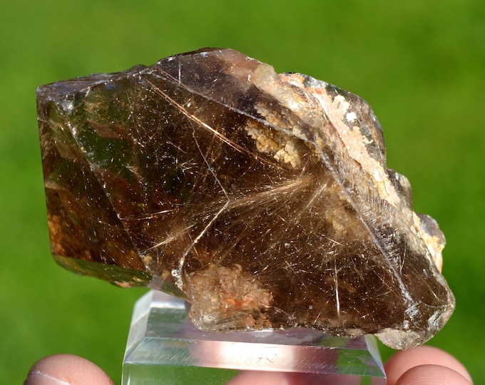 Smoky Quartz & Rutile 145 grams - Novo Horizonte, Bahia, Brazil