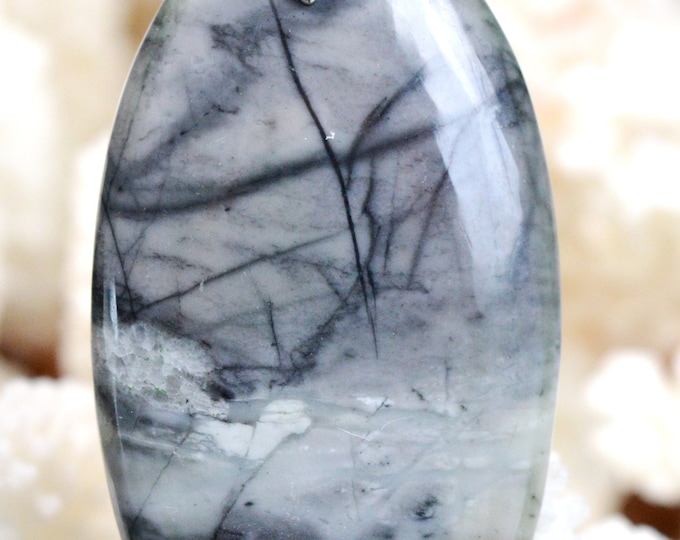 76 Carat Picasso Jasper - Natural Gemstone Cabochon Pendant - Utah, USA // AH72