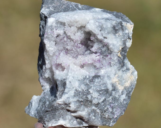 Fluorite Calcite 87 grams - Wallers-en-Fagne, Avesnes-sur-Helpe, Nord, Hauts-de-France, France