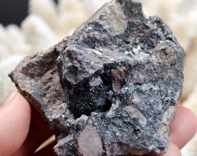 Hematite & Goethite Quartz 322 grams - Stahlberg Mountain, Rimbach-près-Masevaux, Thann-Guebwiller, Haut-Rhin, Alsace, France