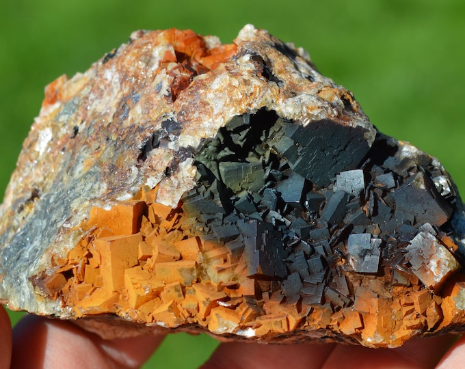 Fluorite 401 grams - Chaillac Mine, Chaillac, Indre, Centre-Val de Loire, France