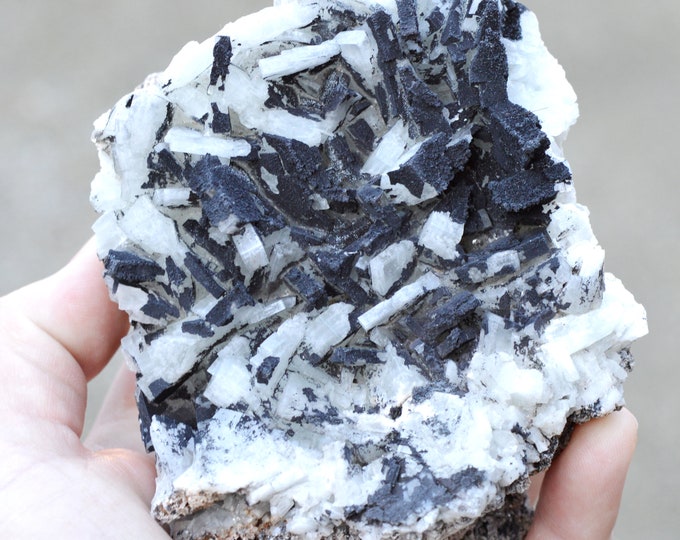 Barite & Jamesonite 1108 grams - Baia Sprie mine, Baia Sprie, Maramureș County, Romania