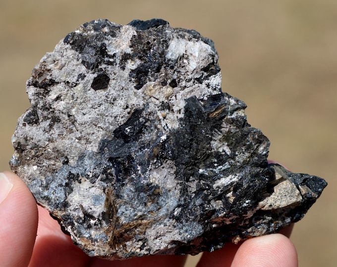 Astrophyllite & Aegirine 119 grams - Poudrette quarry, Mont Saint-Hilaire, La Vallée-du-Richelieu RCM, Montérégie, Quebec, Canada