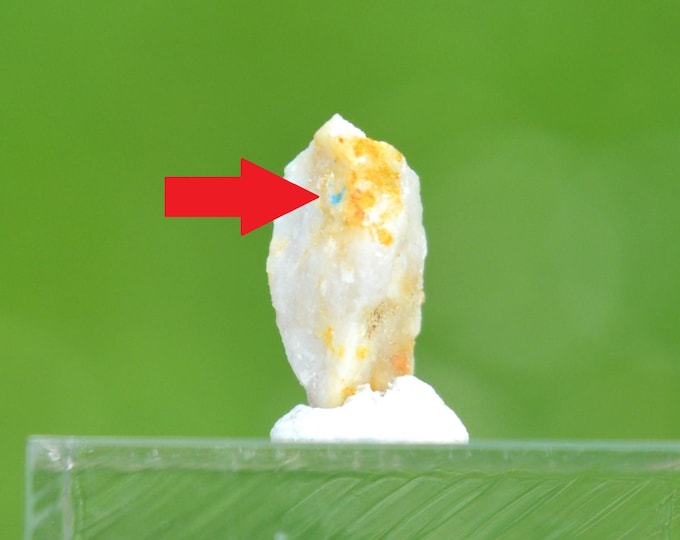 Mrázekite 0.18 grams - Rainer mining field, Podlipa deposit, Ľubietová, Banská Bystrica District, Banská Bystrica Region, Slovakia