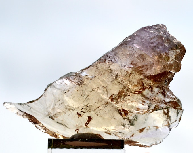 Quartz var. Ametrine 11 grams - Anahi Mine, Puerto Suárez Municipality, Germán Busch Province, Santa Cruz, Bolivia