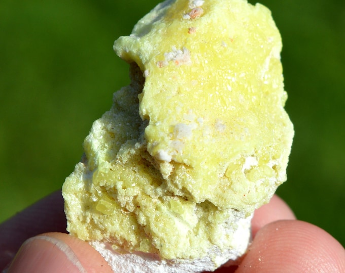 Native Sulfur 13 grams - El Marmol, San Felipe Municipality, Baja California, Mexico