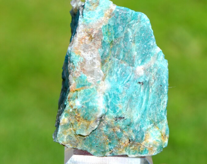 Microcline var. Amazonite & Quartz 107 grams - Fasimena Pegmatite, Fasimena, Ambositra II, Ambositra District, Amoron'i Mania, Madagascar