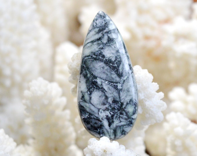 Pinolite 25 carats - natural stone cabochon pendant - Austria / EE34