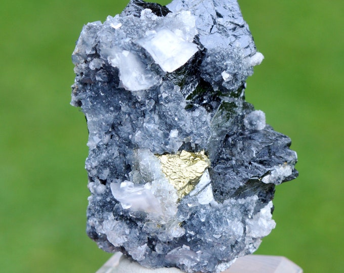 Sphalerite & Pyrite Calcite - 92 grams - Trepča complex, Trepča valley, Mitrovica, Mitrovica District, Kosovo