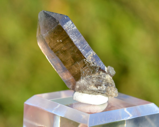 Smoky quartz 15 grams - Minstigertal (Münstigertal), Münster, Goms, Valais, Switzerland