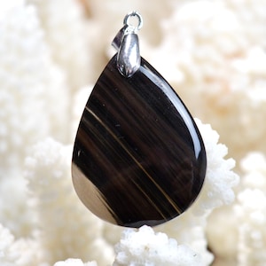 41 Carat Obsidian - Natural Stone Cabochon Pendant - USA // DC70