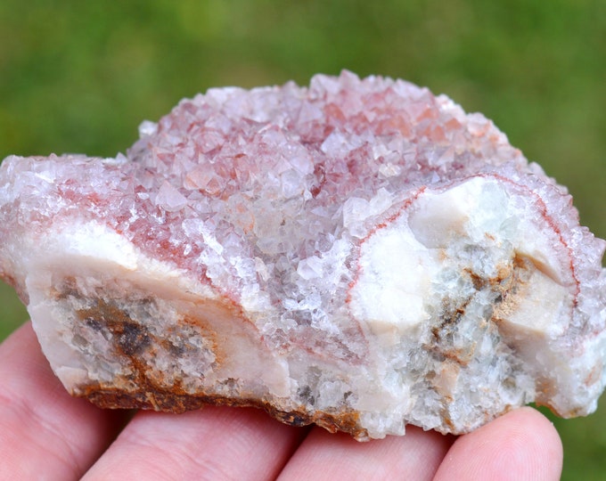 Hematoid Quartz 190 grams - L'Argentolle, Saint-Prix, Saint-Léger-sous-Beuvray, Saône-et-Loire, France