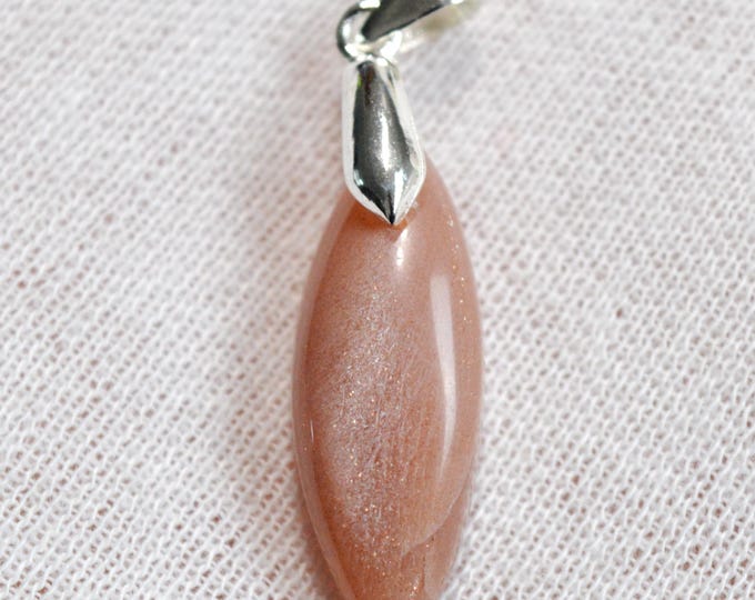 Pierre de soleil 16 carats - pendentif cabochon pierre naturelle - Inde / FQ60
