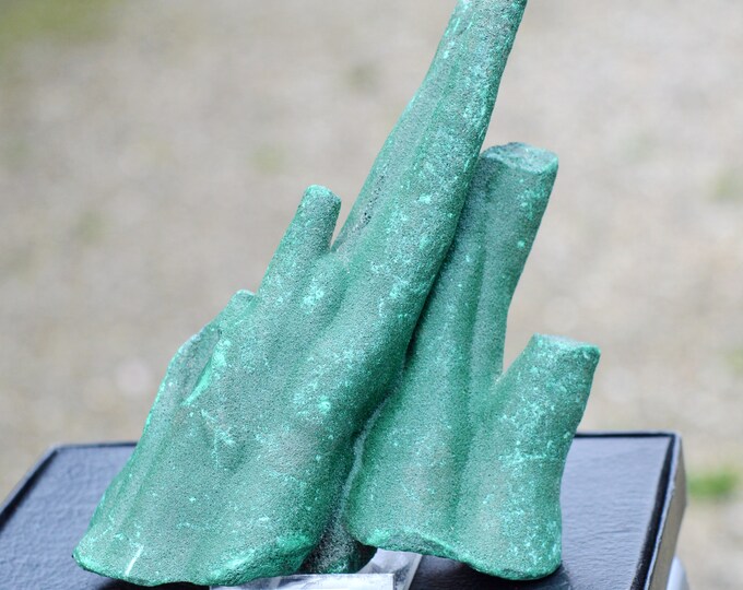 Malachite 700 grams - Mashamba West Mine, Kolwezi mining district, Lualaba, DR Congo