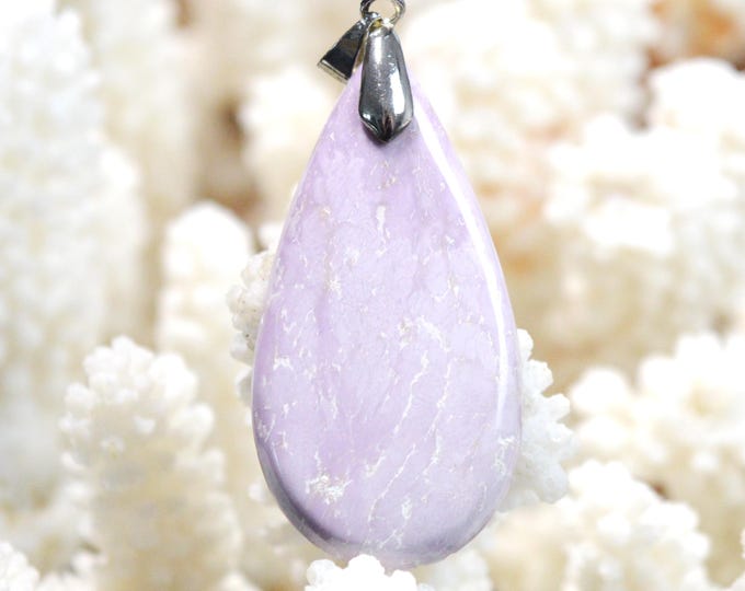 33-carat Phosphosiderite - Natural Stone Cabochon Pendant - Chile / FZ71