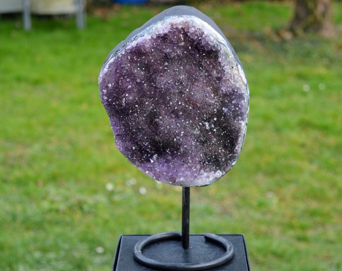 Base Amethyst - 4240 grams - Ametista do Sul, Rio Grande do Sul, Brazil