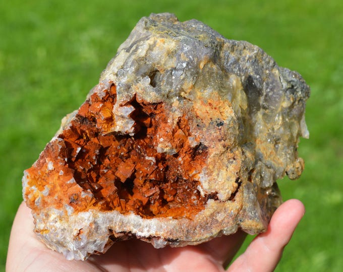 Fluorite & Baryte 2010 grams - Chaillac Mine, Chaillac, Indre, Centre-Val de Loire, France