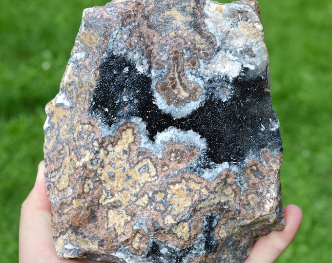Goethite 3838 grams - Les Redoutières Mine, Chaillac Mines, Chaillac, Le Blanc, Indre, Centre-Val de Loire, France