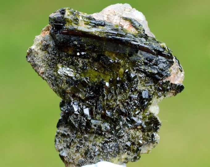Epidote 22 grams - Alchuri alpine-type clefts, Alchuri, Shigar Valley, Shigar District, Gilgit-Baltistan, Pakistan