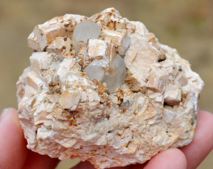 Orthoclase & Quartz 306 grams - Baveno, Verbano-Cusio-Ossola Province, Piedmont, Italy