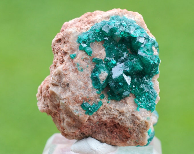 Dioptase 55 grams - Tantara Mine, Shinkolobwe, Kambove Territory, Haut-Katanga, DR Congo