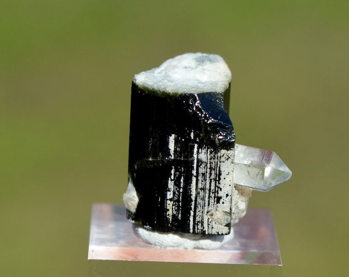 Tourmaline var. Verdelite & Quartz 5 grams - Minas Gerais, Brazil