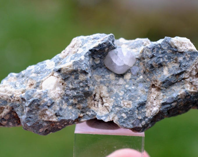 Albite Var. Andesine & Beta Quartz in Esterellite 50 grams - Massif de l'Esterel, Saint Raphael, Var, France